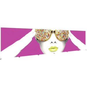Angle View Vector Frame Light Box Rectangle 08 Fabric Banner Display