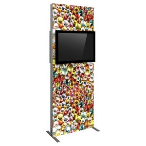 Vector Frame Monitor Kiosk 01 Double Sided Monitors and Graphics