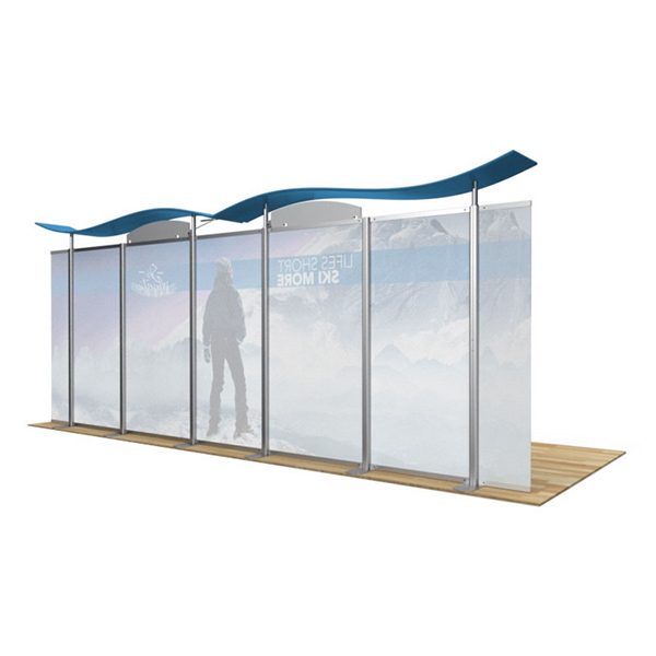 20ft hybrid timberline displays double panels back view