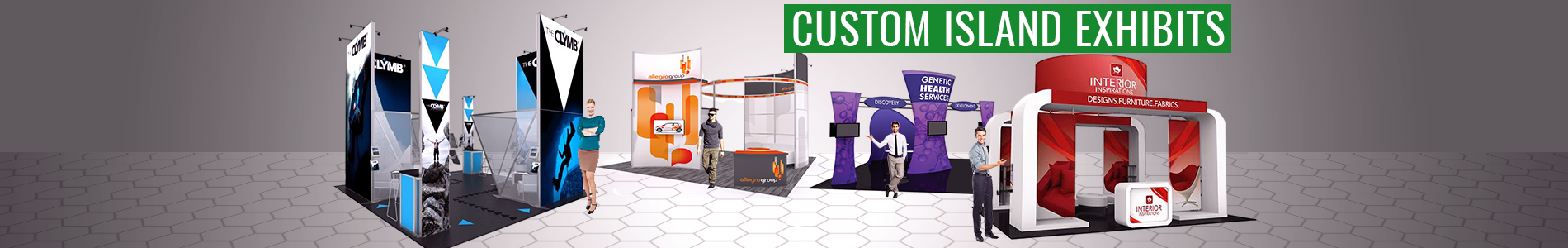 Custom Island Exhibits