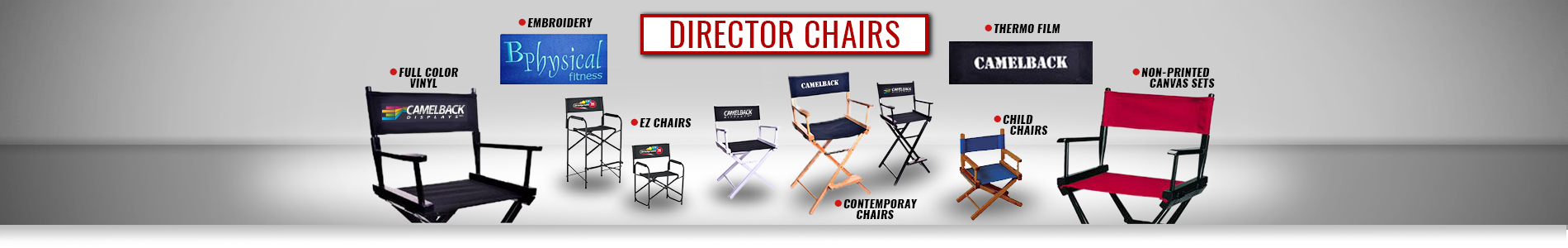 Directors Chairs Gold Metal Personalized Directors Chairs