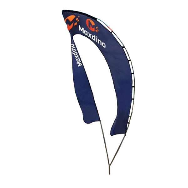 Giant Location Pin Flag Banner Displays