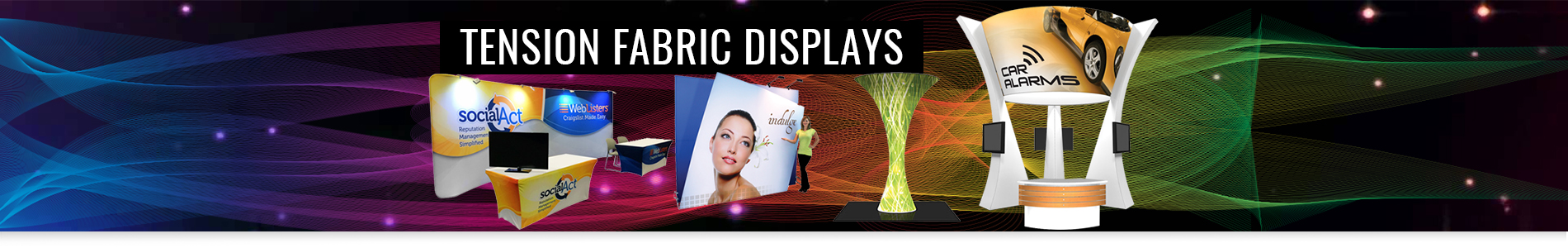 Tension Fabric Displays Backwall