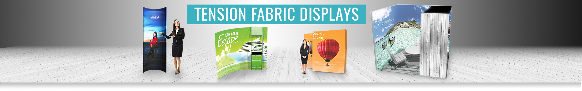 Tension Fabric Displays Media