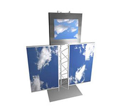 Truss Monitor Holder and Banner Product