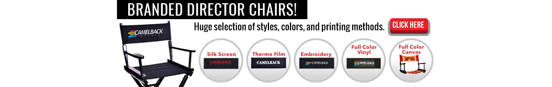 Branded Director Chairs