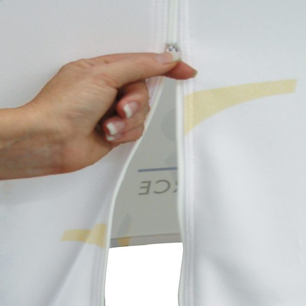 Digitally Printed Spandex Contour Covers zipper