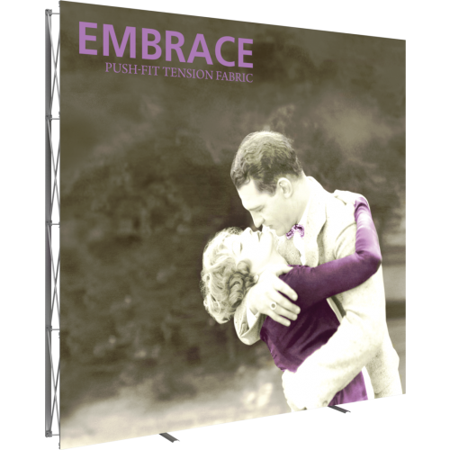 Embrace 10ft Push-Fit Tension Fabric Display left