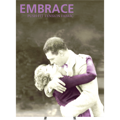 Embrace 7.5ft Push-Fit Tension Fabric Display front
