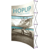 hopup 10ft curved tension fabric display front graphic right