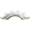 HopUp 13ft Curved Tension Fabric Display top