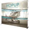 HopUp 13ft Straight Tension Fabric Display front graphic right