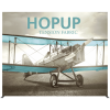 HopUp 13ft Straight Tension Fabric Display full fitted graphic front