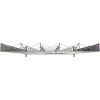 HopUp 13ft Straight Tension Fabric Display full fitted graphic top