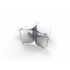 Modulate Fabric Backwall Display Clamp 180 degree