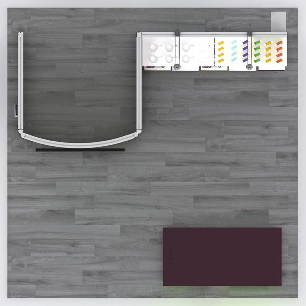 retail elo curved modular display system top