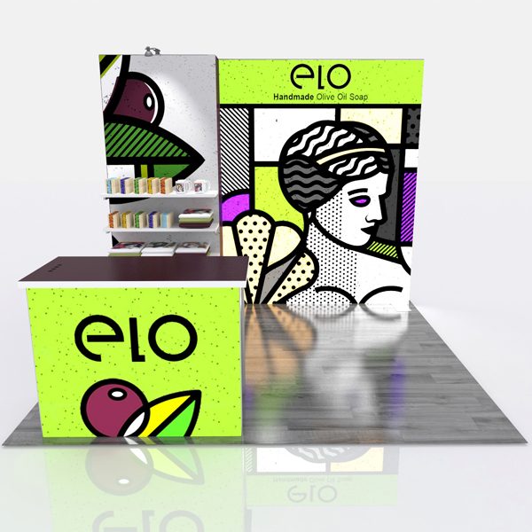 Retail ELO Modular Display System front