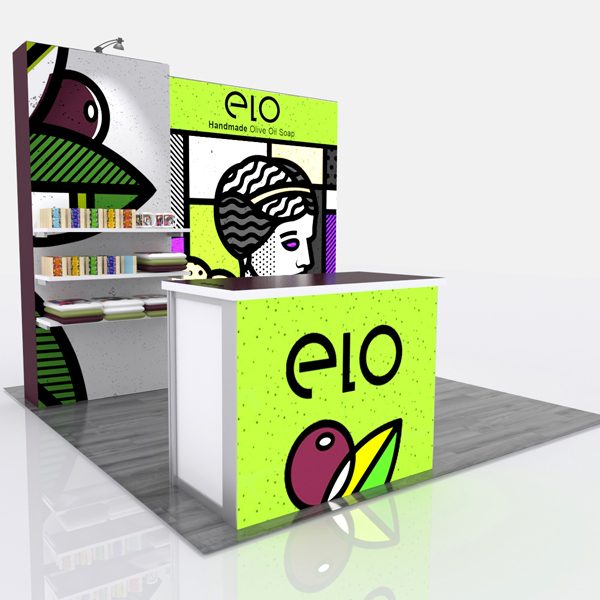 Retail ELO Modular Display System left