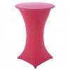 Spandex Table Covers round pink