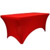 Spandex Table Covers red