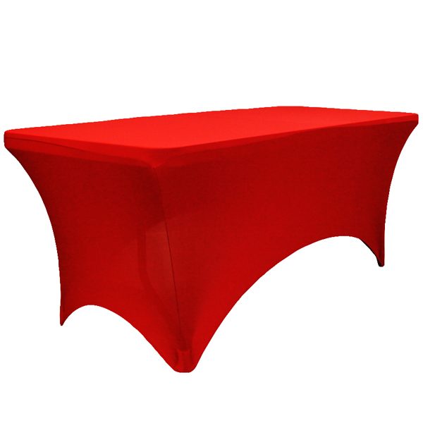 Spandex Table Covers red