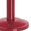 Contempo-Exhibit-Post-Stanchion-Torch-Red-Round-Base