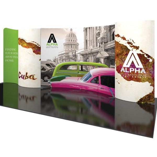 Modulate 20Ft Fabric Backwall Display Exhibit