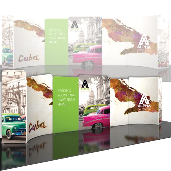 Modulate 30Ft Fabric Backwall Display 4