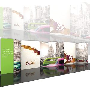Modulate 30Ft Fabric Backwall Display 5