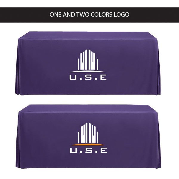 Wyndham One and Two Colors Logo Table Throw Covers