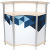 Twist Counter Mini Reception Desk Back