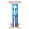 Twist Round Bar Table Charging StationTwist Round Bar Table Charging Station Birch