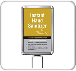 Beltrac-Stanchion-Hand-Sanitizer-Belt-Stanchion-Sign-Kit