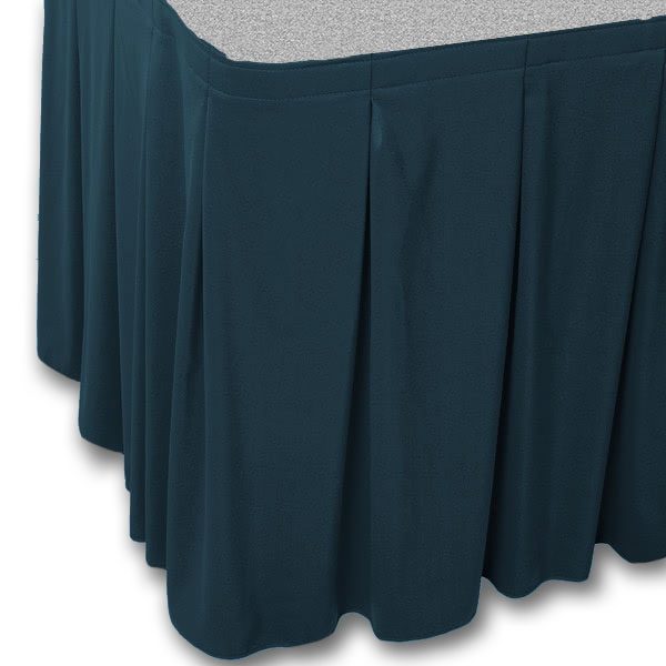 Continuous Pleat Stage Skirting
