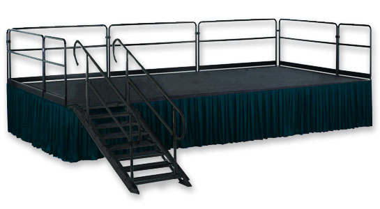 stage-skirting-box-pleat-style Stage Skirting Box Pleat Style