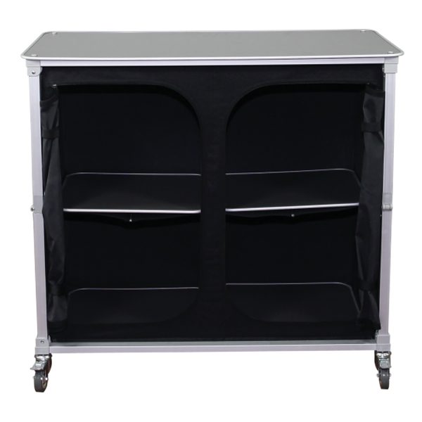 trade show portable popup large bar shelf