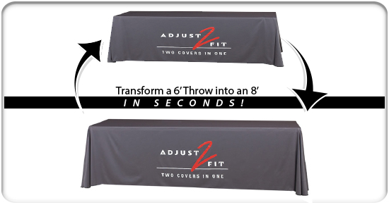 Wyndham Adjust 2 Fit table throw covers