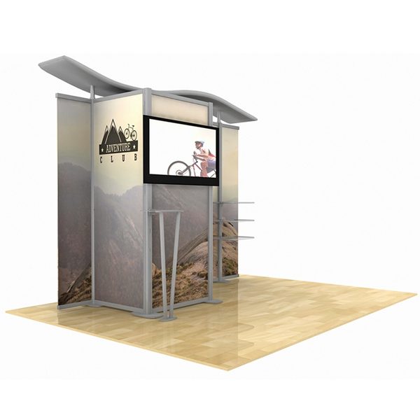 10ft Timberline Monitor Display with Storage Closet