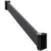 Beltrac-Rigid-Rail-Stanchion-Barrier-Straight-Wrinkle-Black