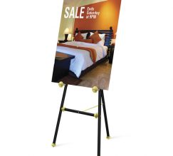 Convention Hotel & Facilities Easels Elegant Easels Black Baroque Finish With Graphic Display