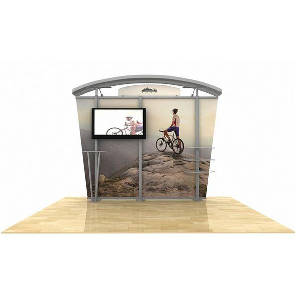 10ft-timberline-monitor-display-tapered-sides-arch-top