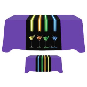 30" x 90" Poly Poplin Digital Printed Table Runner