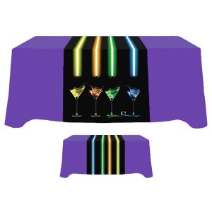 30" x 90" Poly Poplin Digital Printed Table Runner