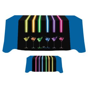 60" x 90" Poly Poplin Digital Printed Table Runner