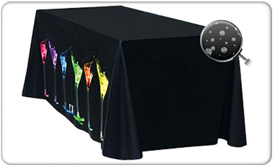 6' Poly Poplin Digital Printed Water Repellent Throw