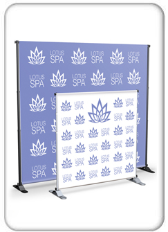 adjustable banner stands