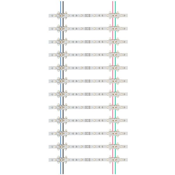 RGB LED Ladder Backlight front view