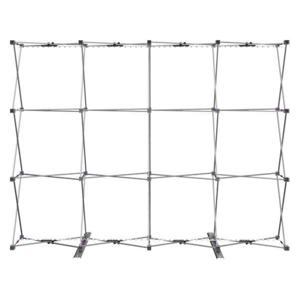 10' Backlit Hop Up Tension Fabric Display Frame Front View