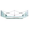 5' Backlit Hop Up Tabletop Tension Fabric Display Top View