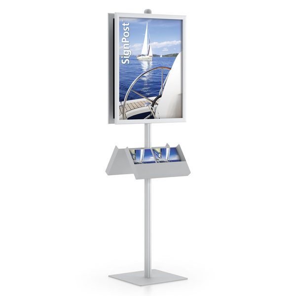 easyopen dual signpost frame stands 22x28 holder